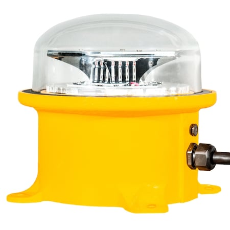 Point Lighting Heliport Flashing Beacon LED AC PHB-37002-WGY-1-H-NC